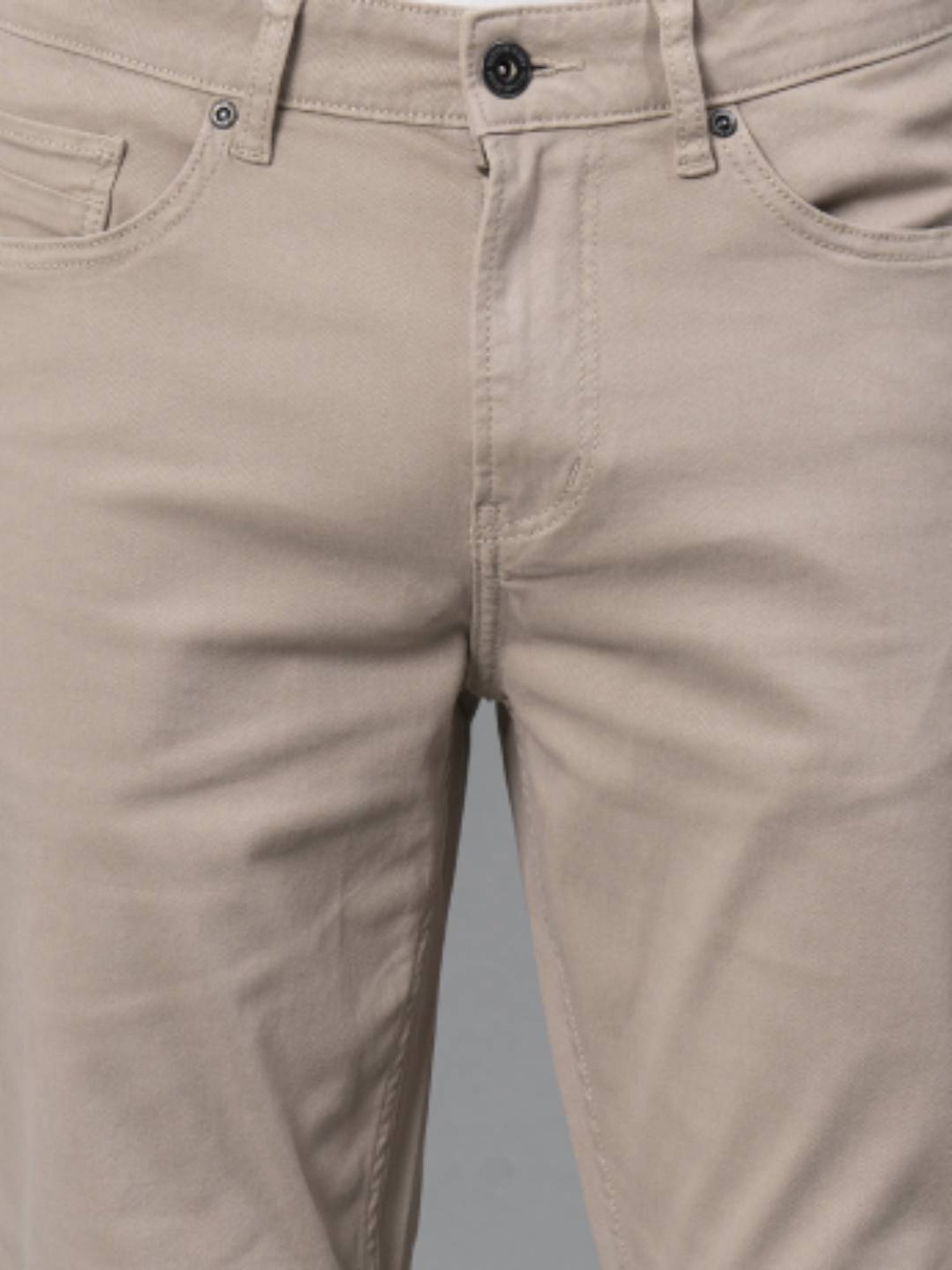 Red Tape Light Brown Skinny Fit Jeans