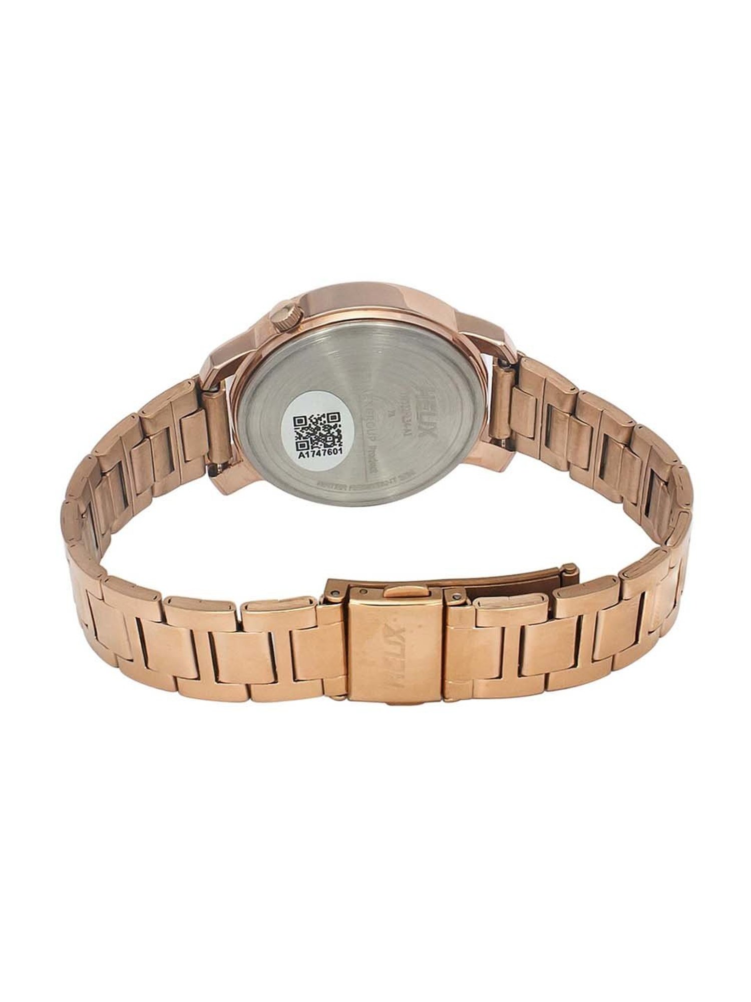 Helix By Timex Silver Round Dial Analog Stainless Steel Women Watch - TW032HL41