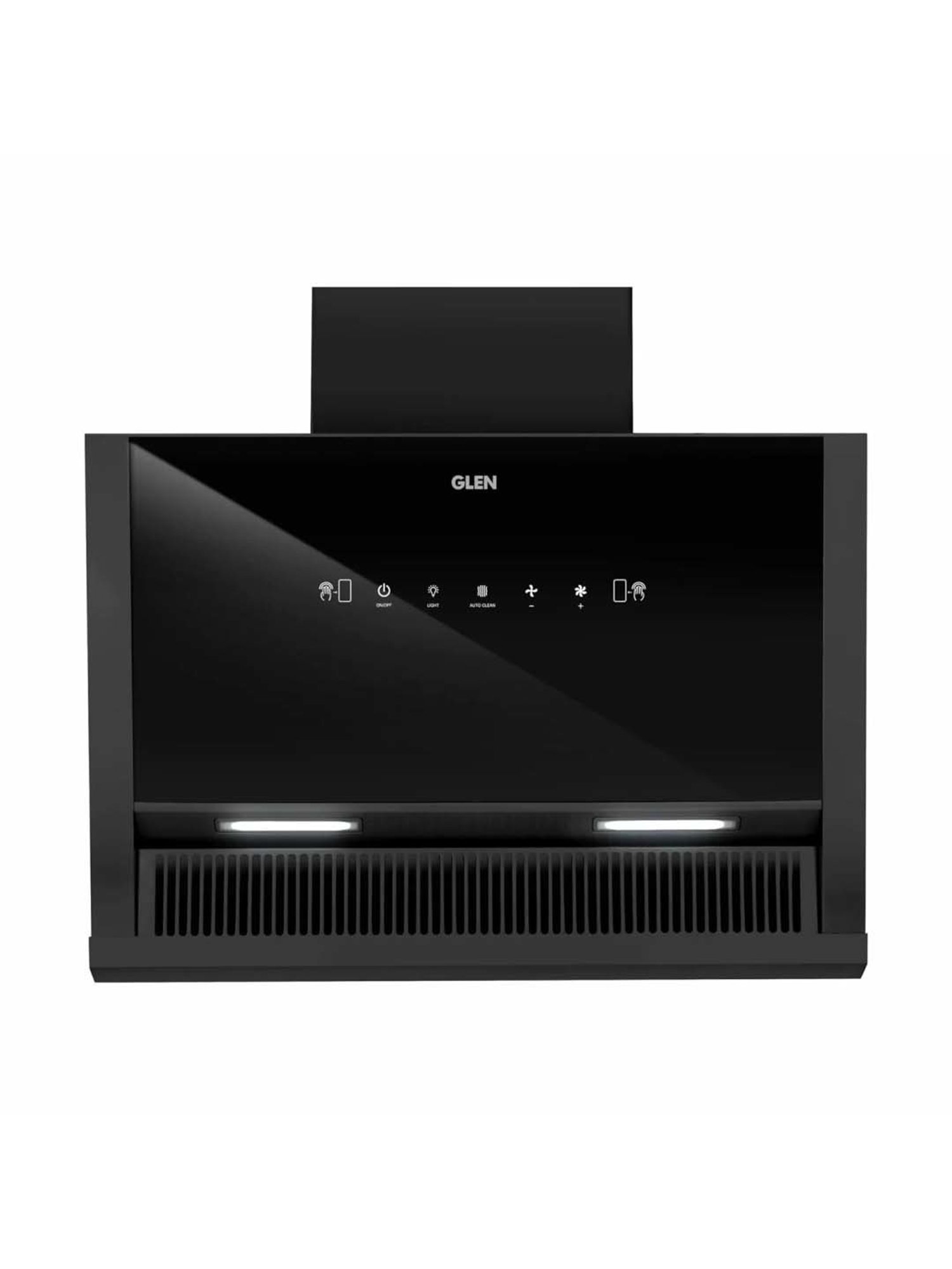 Glen CH6072SXAC75 1200CMH 75cm Wall Mounted Chimney (Black)