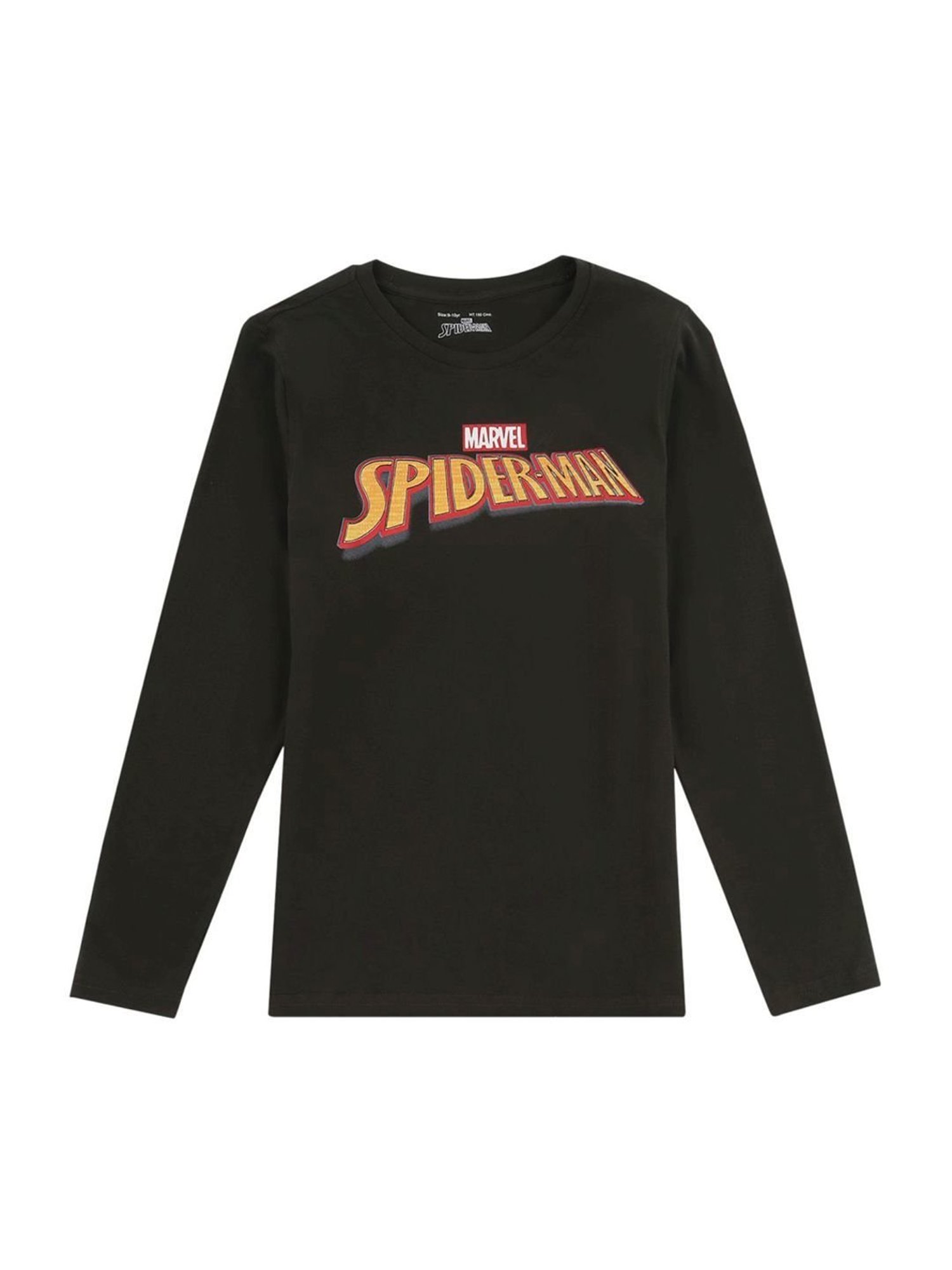 Proteens Boys Olive Green & Yellow Cotton Printed Full Sleeves T-Shirt