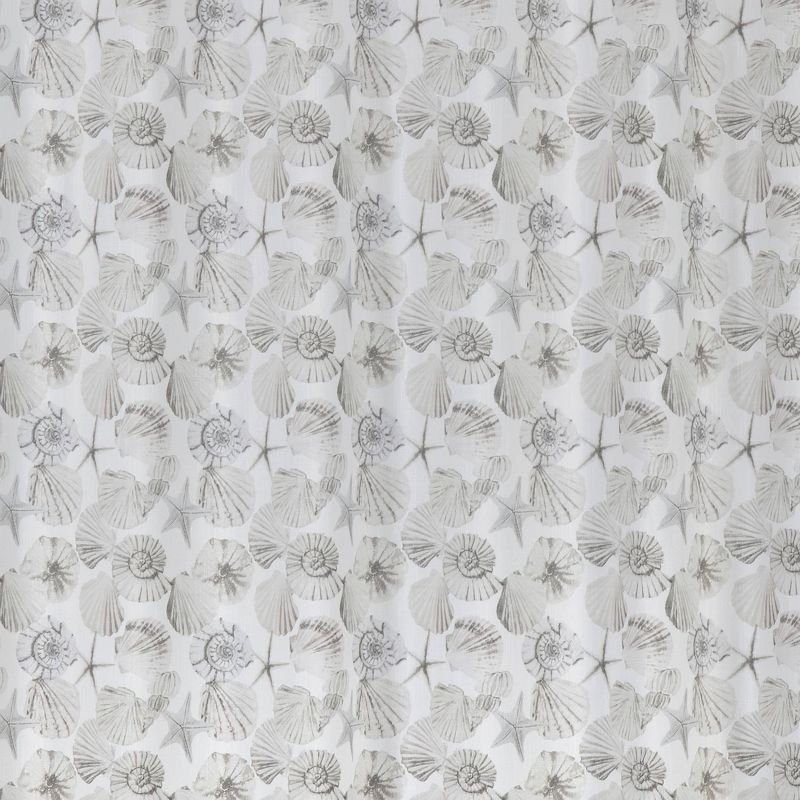 Shell Cove Shower Curtain White - Creative Bath