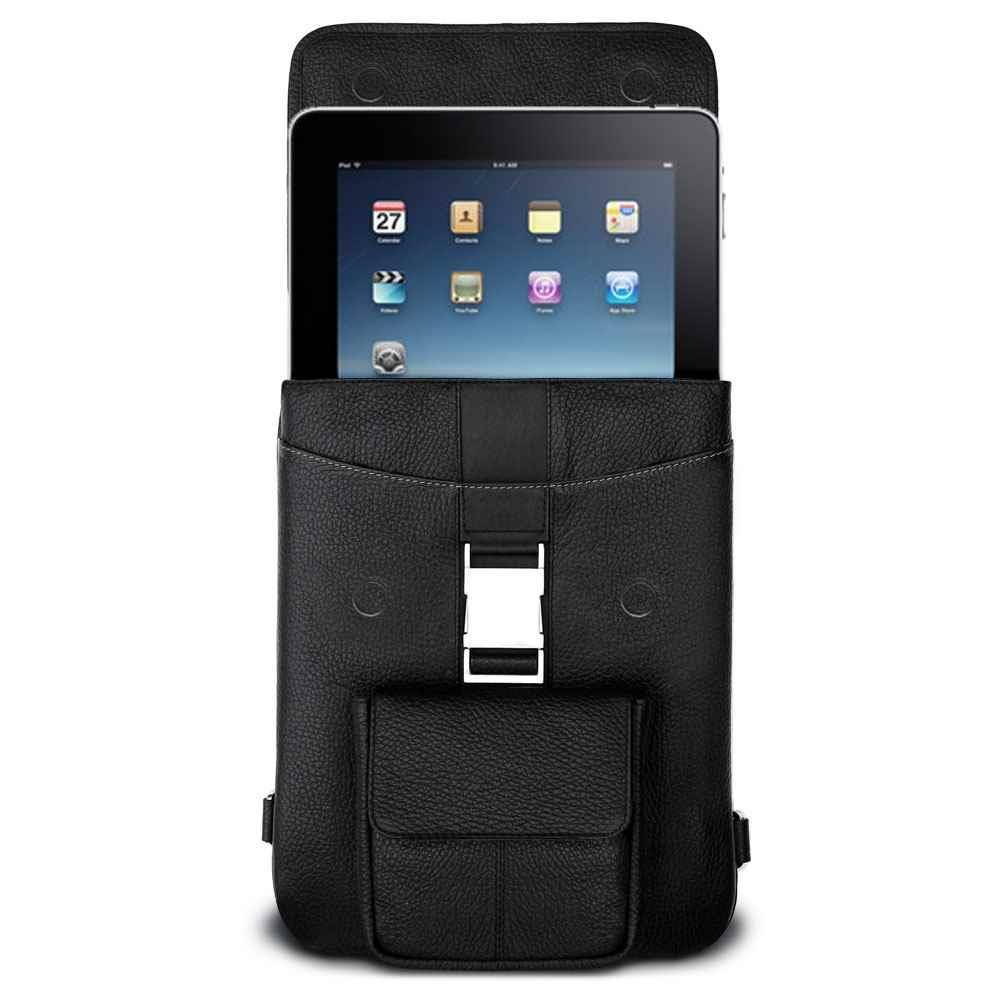 MacCase Premium Leather iPad Flight Jacket w/ Backpack Option