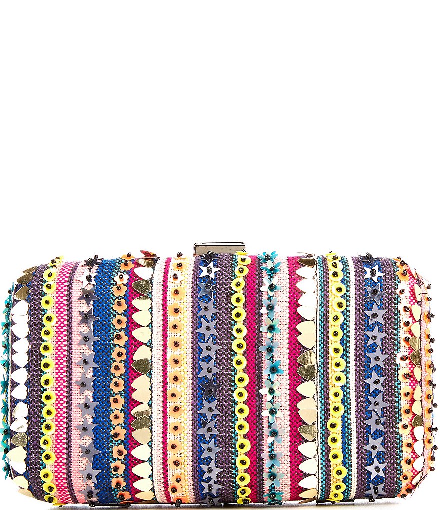 Kate Landry Crushed Crystal Clutch Bag