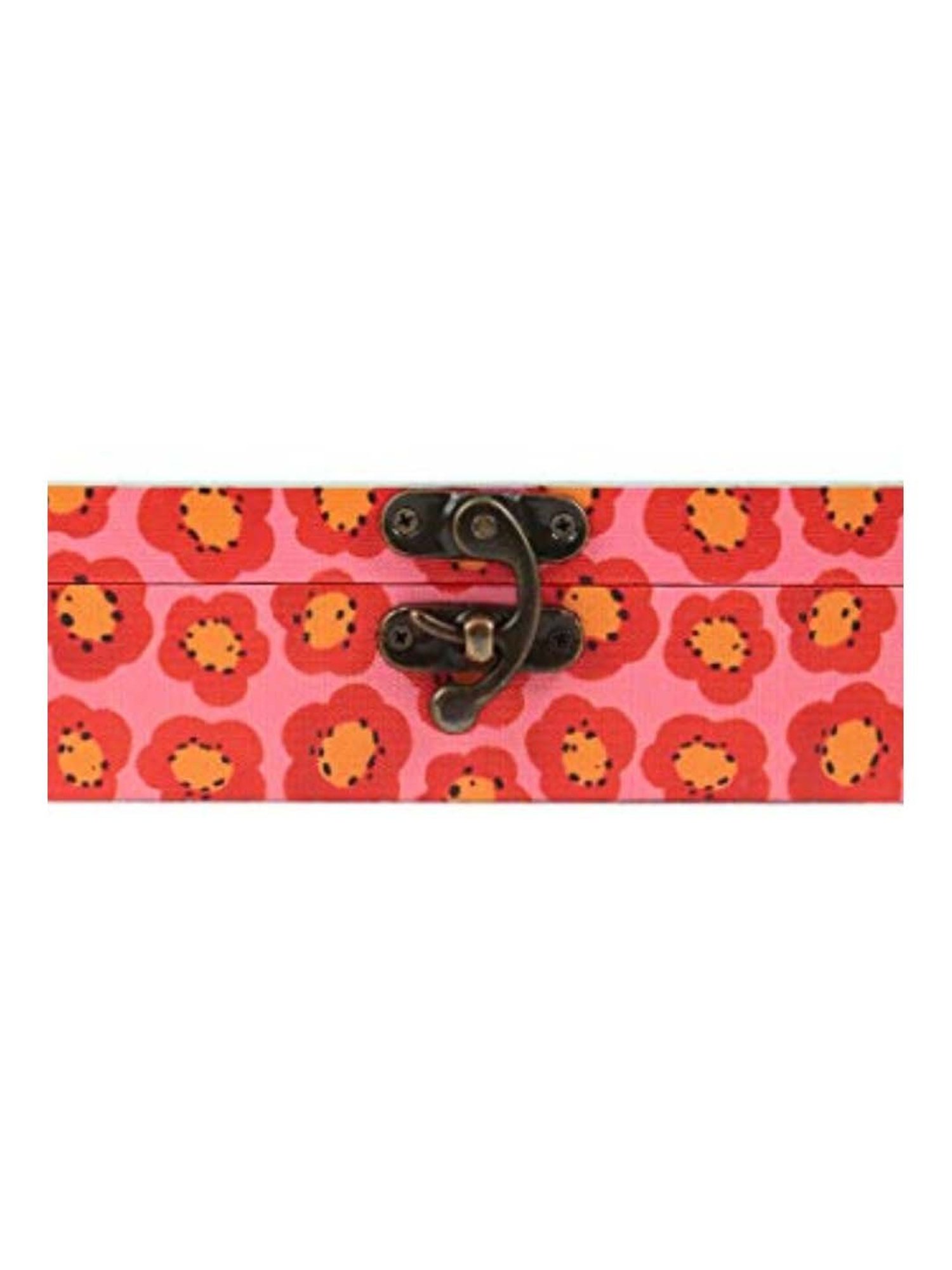 Chumbak Live Slow Pink & Blue MDF Storage Box - Set of 1