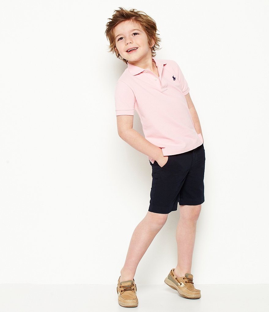 Nautica Big Boys 8-20 Short-Sleeve Vertical Logo Polo