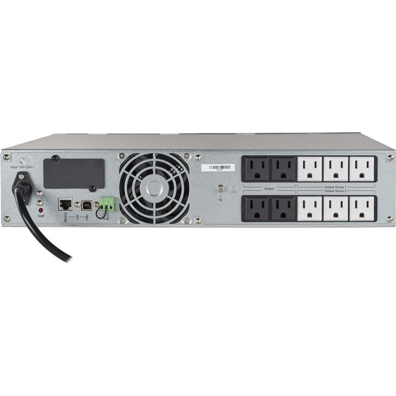 Eaton 5P rackmount compact 750VA UPS - 2U Rack-mountable, Wall Mountable - 120 V AC Input - 120 V AC Output - 10 x NEMA 5-15R