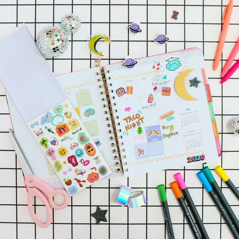 Planner Sticker Book 3.75" x 6.5" Super Fun Dusty Coral - Yoobi™