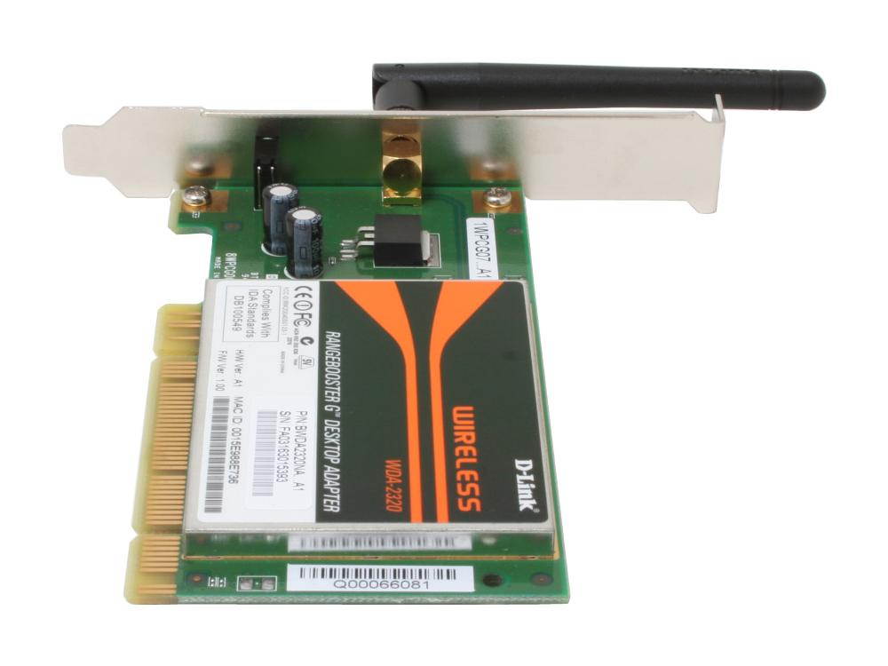 D-Link WDA-2320 PCI Rangebooster G Desktop Adapter