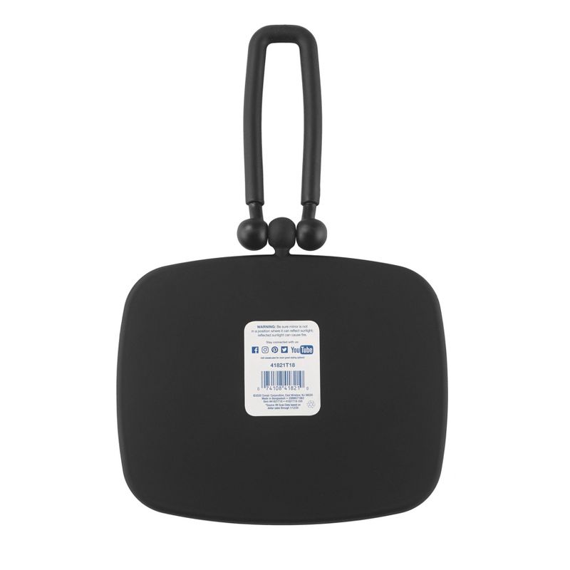 Conair Soft Touch Large Black Rectangle Mirror