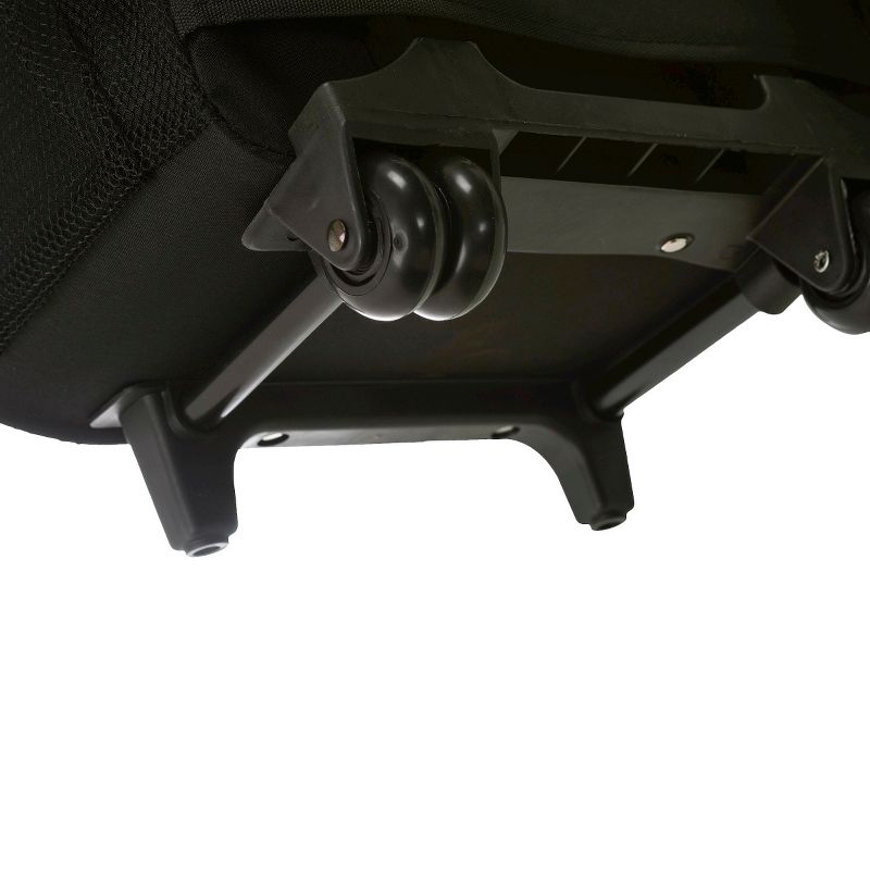 Rockland 17" Roadster Rolling Backpack - Black