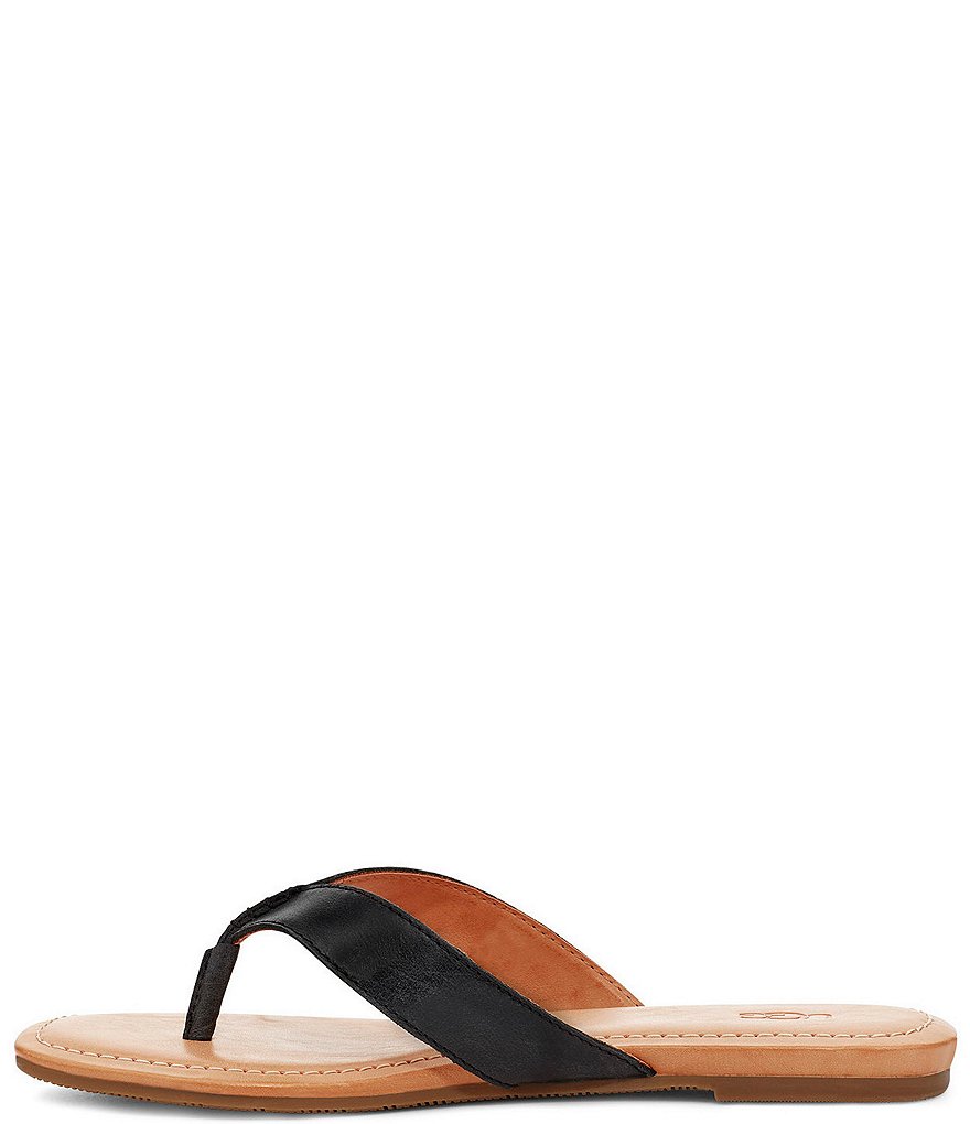 UGG&reg; Tuolumne Leather Flip Flops