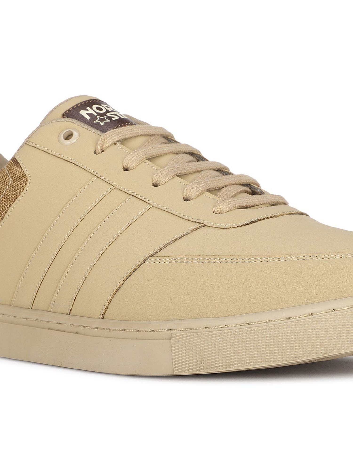 North Star by Bata Men's KEENAN Tan Casual Sneakers