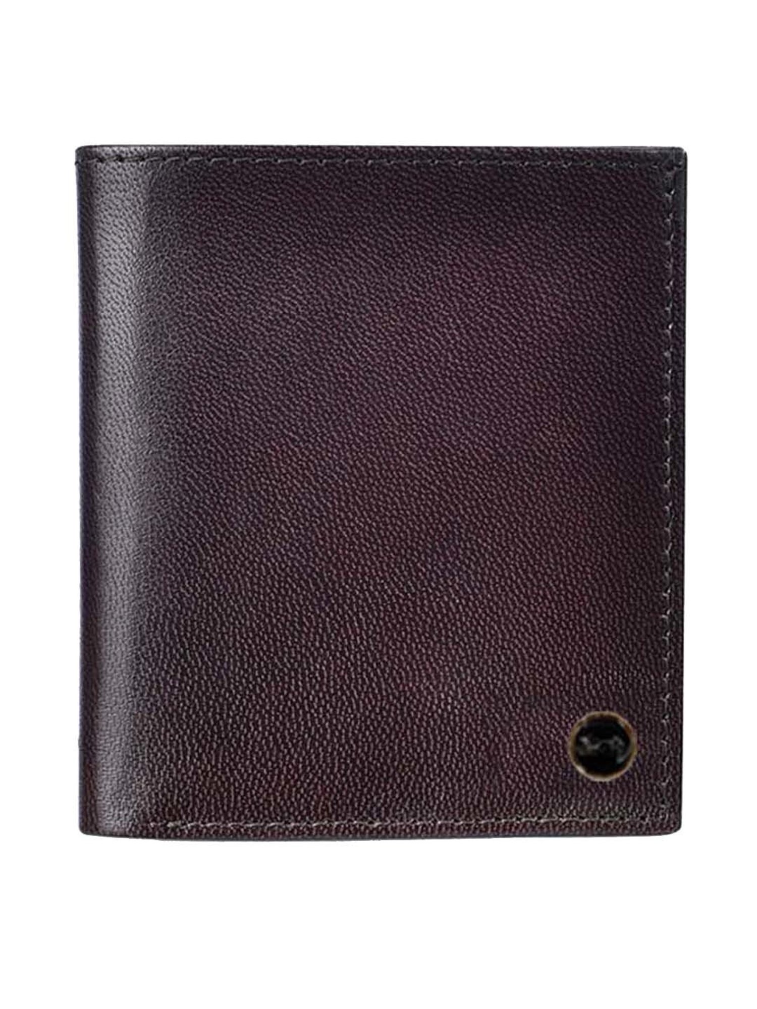 BELWABA Brown Casual Leather Bi-Fold Wallet for Men