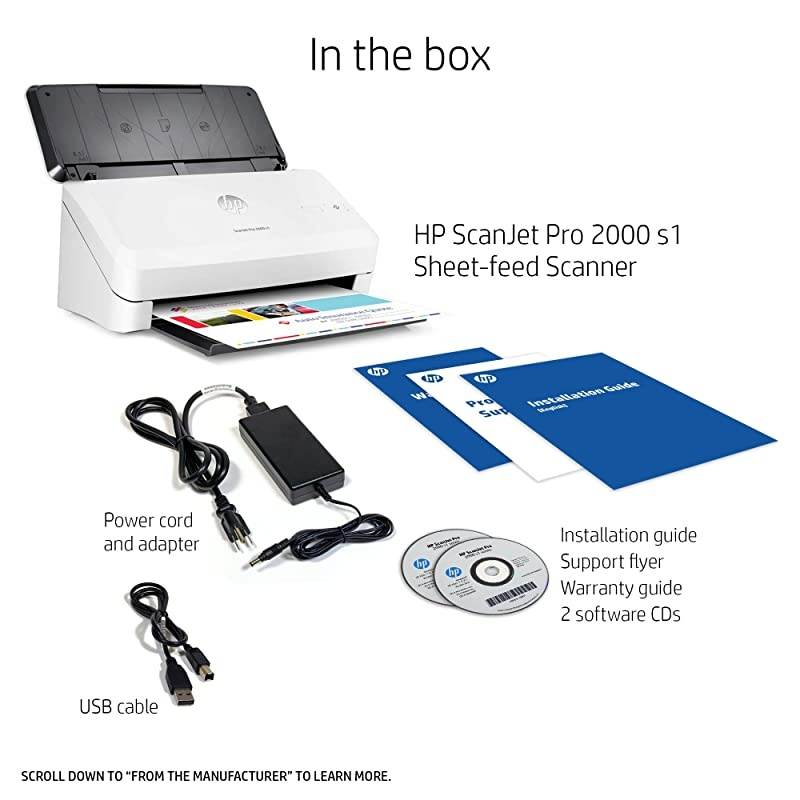 ScanJet Pro 2000 s1 Sheet-feed OCR Scanner