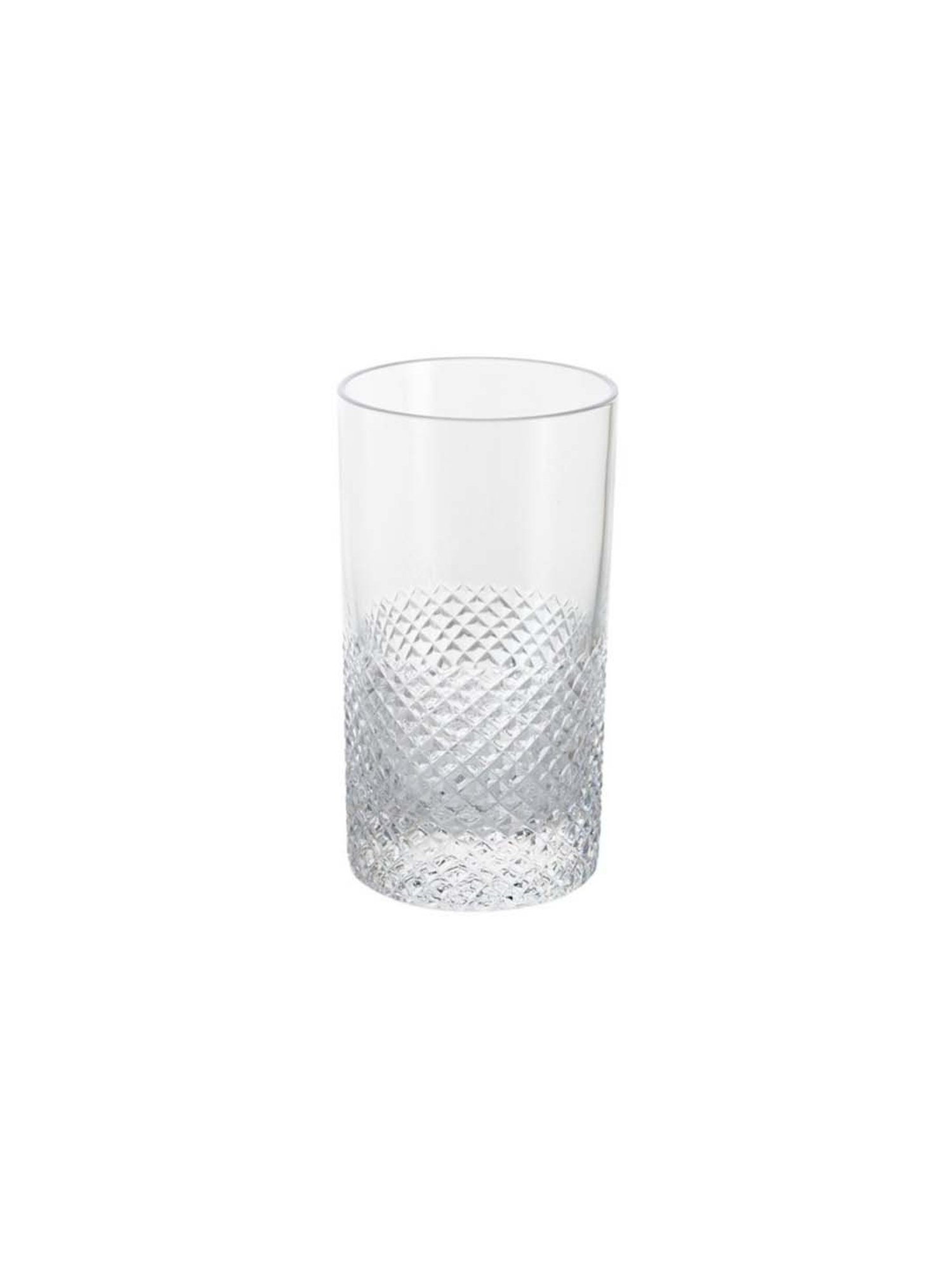 Melbify Roll Sip Transparent Cocktail Glass with straw 250ml - Set of 2