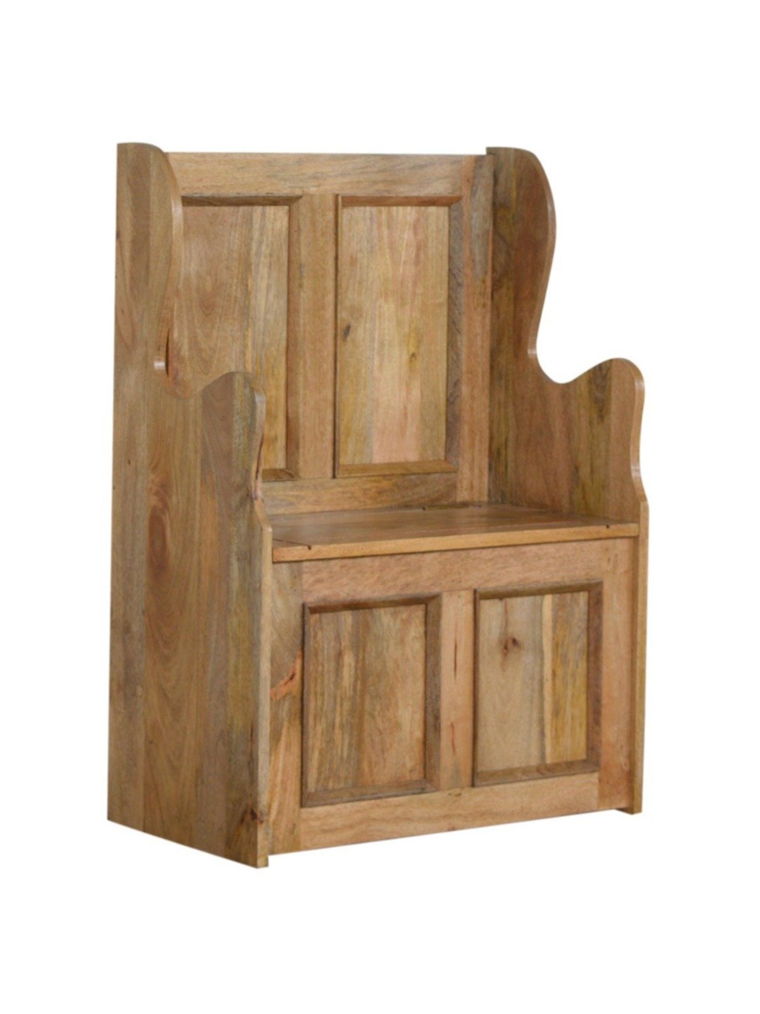 Chumbak Jodhpur Sailor Solid Blue Sheesham Wood Bench