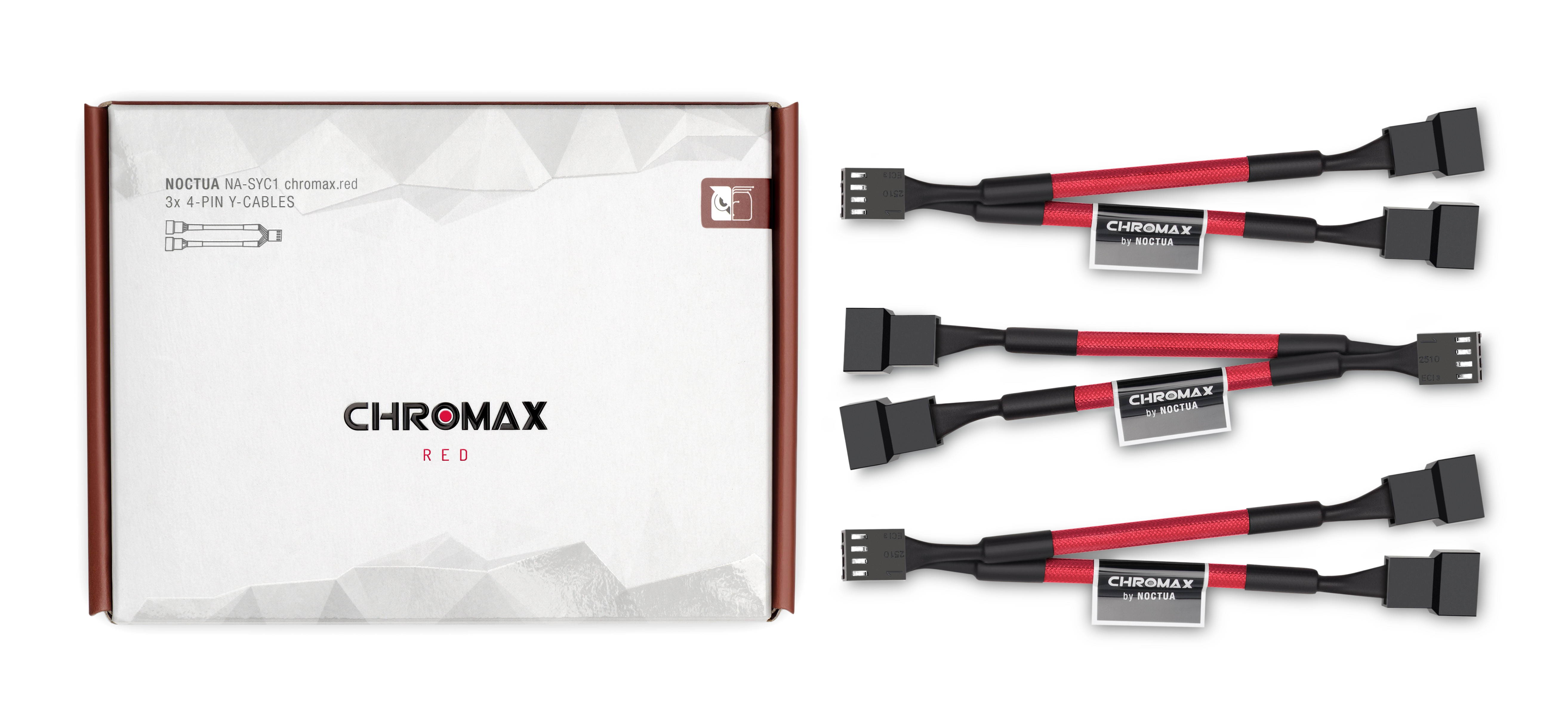 Noctua NA-SYC1 chromax.white, 4-Pin Y-Cables (White)