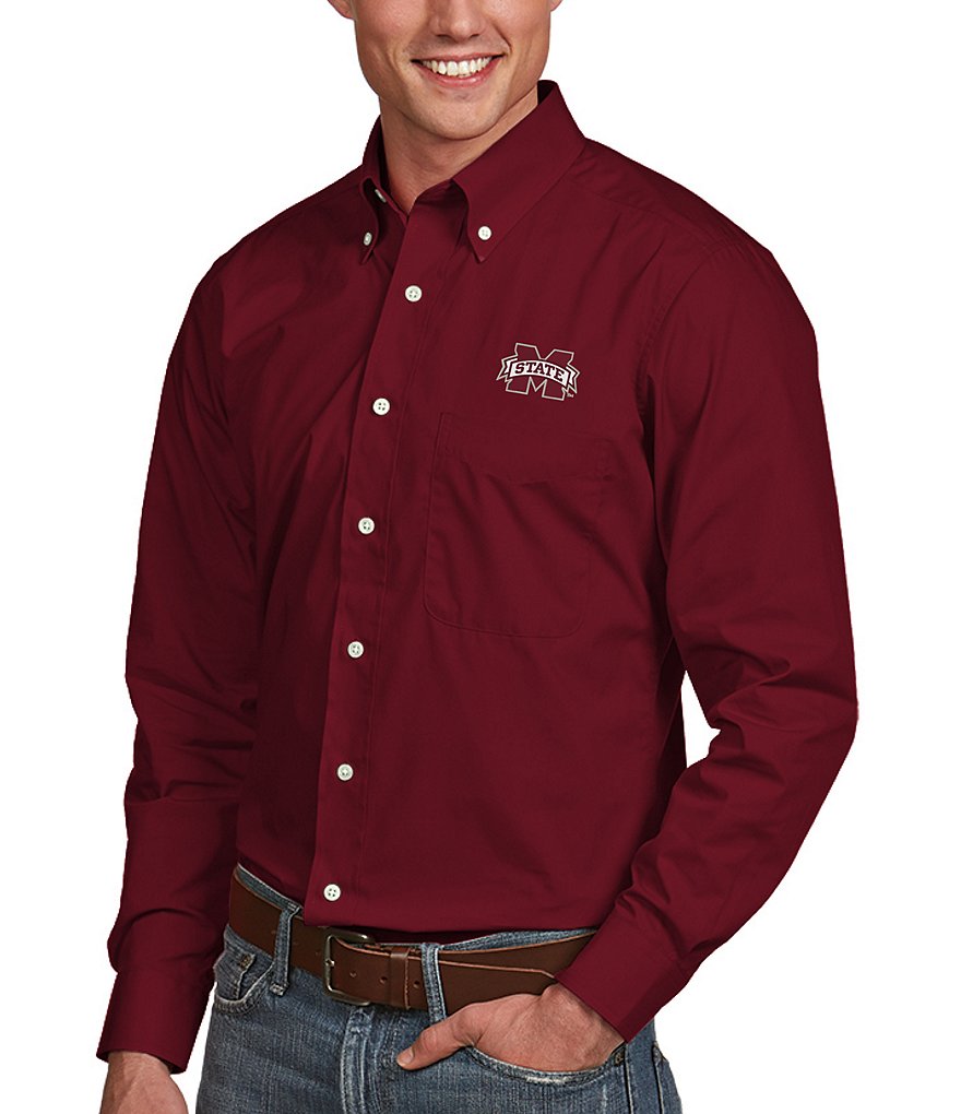 Antigua NCAA Dynasty Long-Sleeve Woven Shirt
