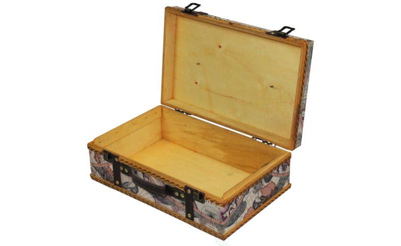 Vintiquewise Old World Map Suitcase