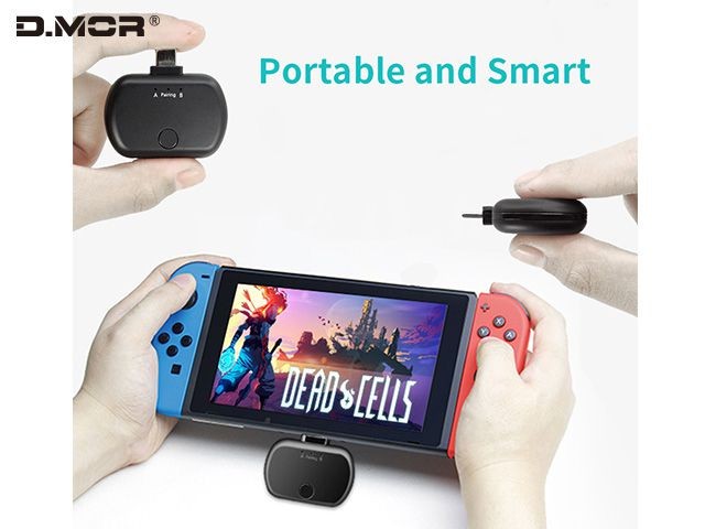 Bluetooth Audio Adapter,  Bluetooth Audio Adapter for Bluetooth Streaming, Multipoint Bluetooth connectivity and Long-range wireless,Nintendo switch Bluetooth transmitter adapte M