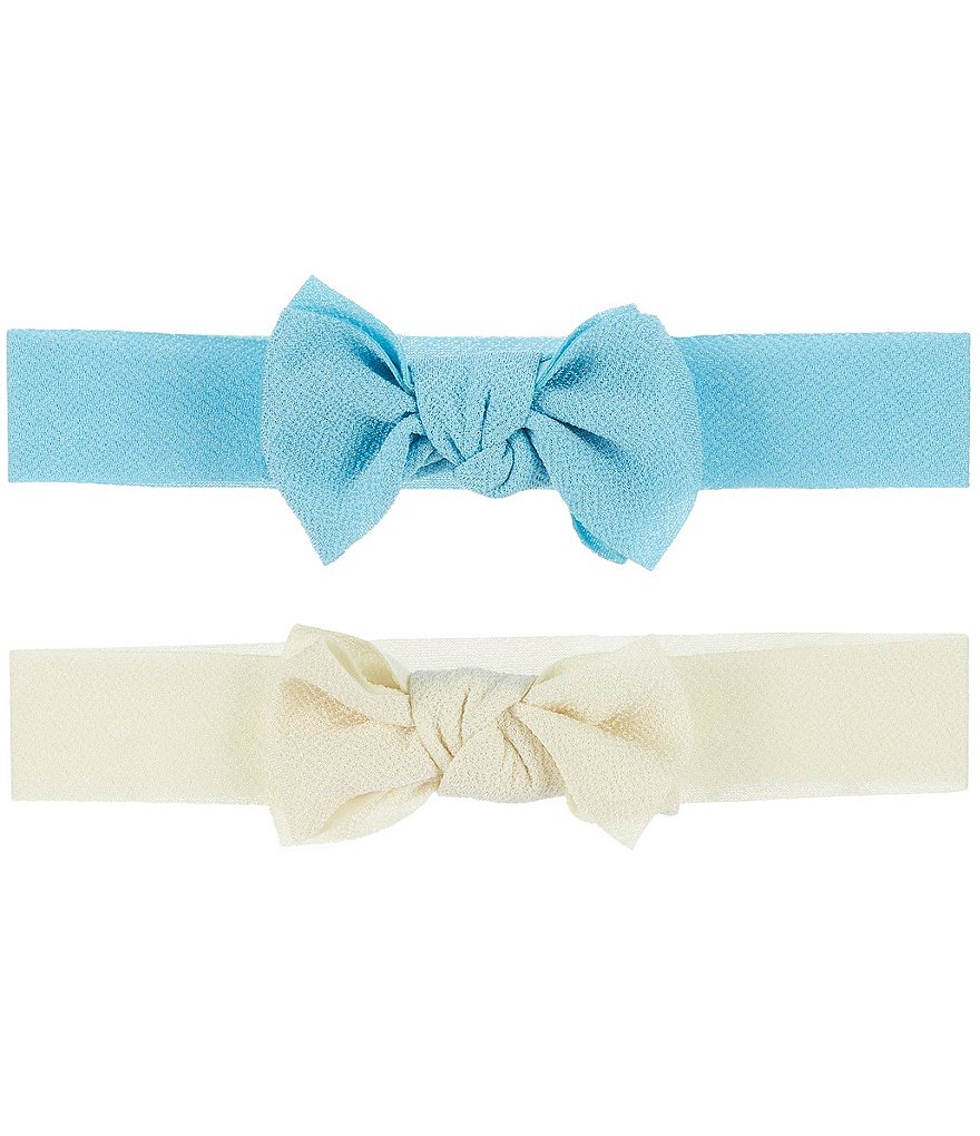 Starting Out Baby Girls 2-Pack Shimmer Bow Headband