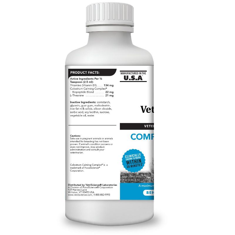 Vetriscience Laboratories Composure MAX Behavioral Health Dog & Cat Formula, 8 oz