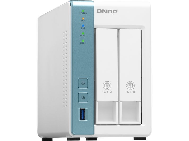 QNAP 4-Bay Personal Cloud NAS for Backup and Data Sharing 4-core 1.7GHz 1GB RAM w/ Lockable Drive Tray TS-431K-US