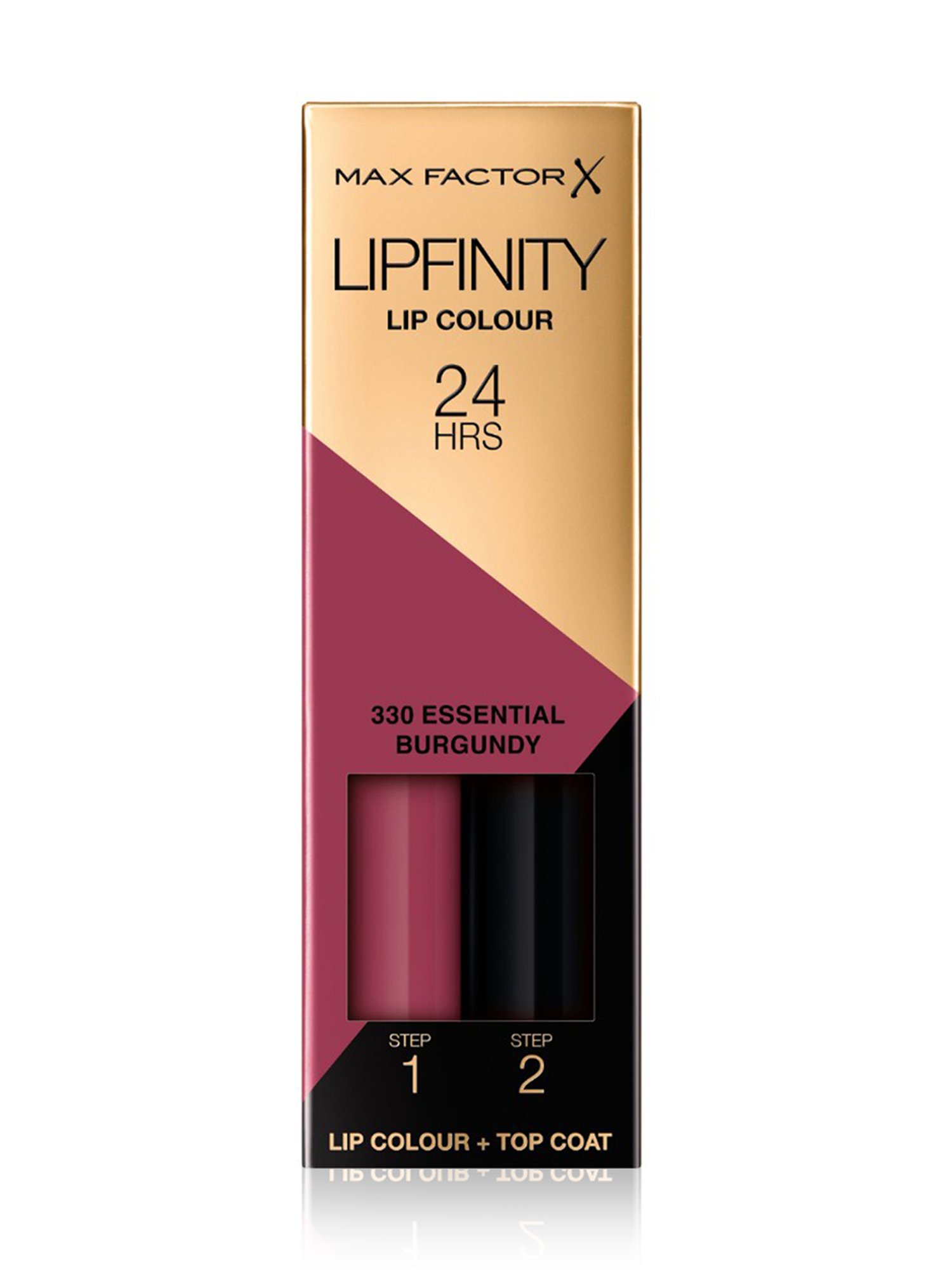 Max Factor Lipfinity Lip Colour + Top Coat 330 Essential Burgundy