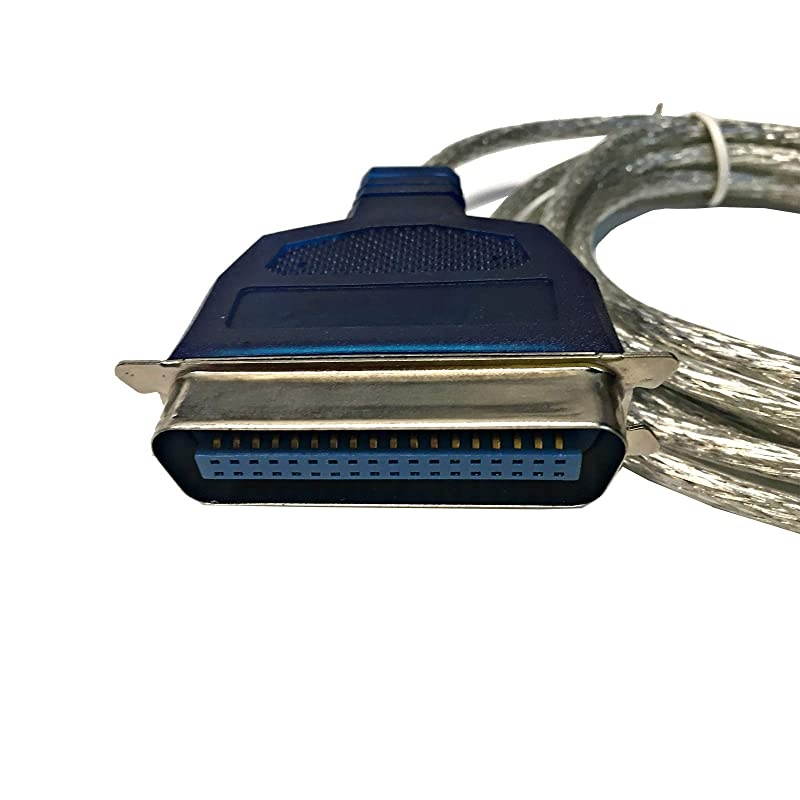 6Ft USB to Parallel IEEE 1284 Printer Adapter Cable PC Connect Your Old Parallel Printer to a USB Port Win XP7810 and MAC OS Compatible