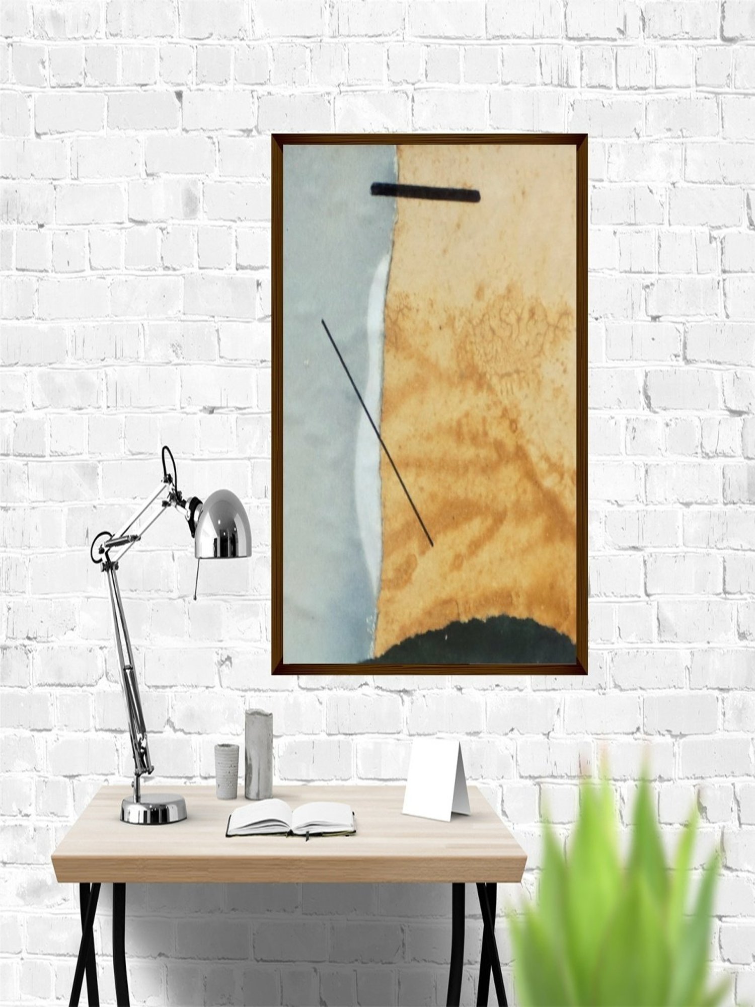 The Art House Abstract Multicolor Canvas Painting