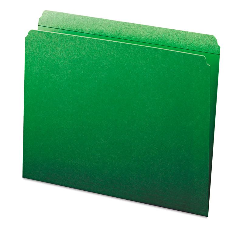 Smead Reinforced End Tab Fastener Folder Two Fasteners Letter Manila 50/BX 34105