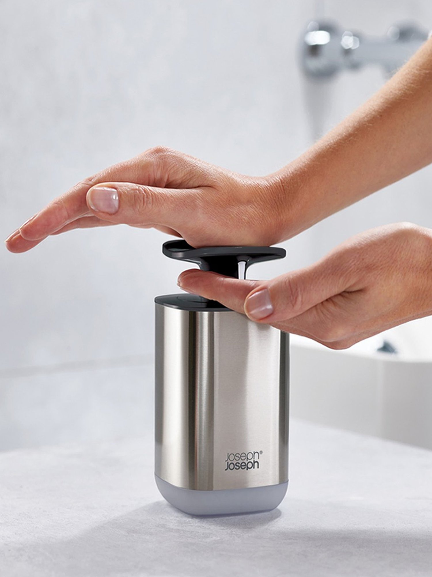Joseph Joseph Grey ABS/Steel/Aluminium Soap Dispenser