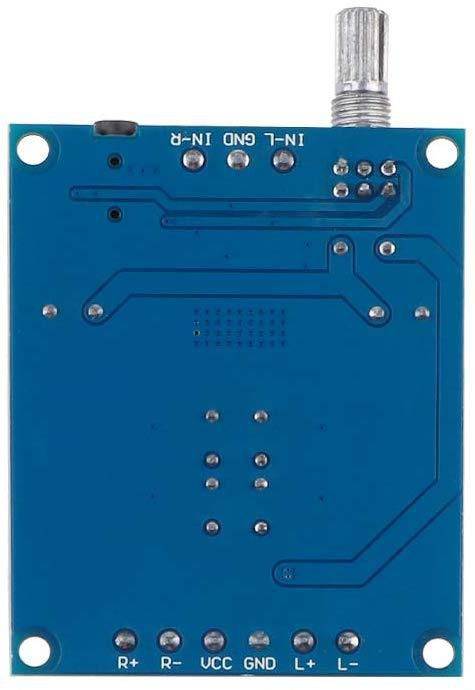 MakerHawk 2Pcs Digital Amplifier Board, TPA3116D2 Two-Channel Stereo High Power Digital Subwoofer Power Amplifier Board 2x50W 5V 12V 24V for Store Solicitation Home Theater Square Speakers DIY