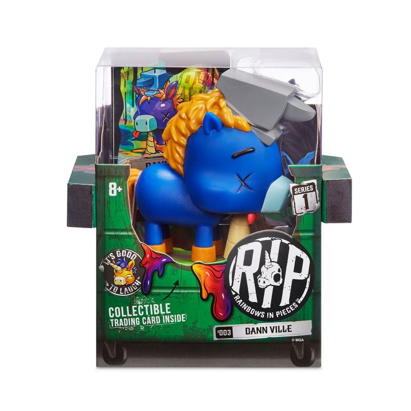 R.I.P. Rainbows in Pieces Dann Ville with Collectible Trading Card