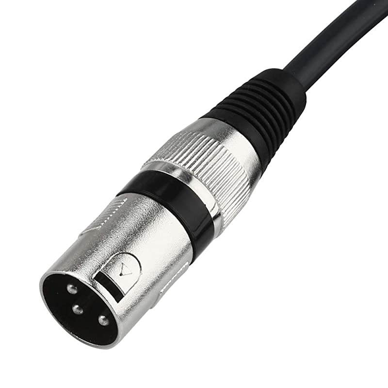 Unbalanced 635mm14 inch TS Mono to XLR Male Cable Gold Plated Quarter inch to Male XLR Microphone Cable Interconnect Cable 5 Feet15 Meters
