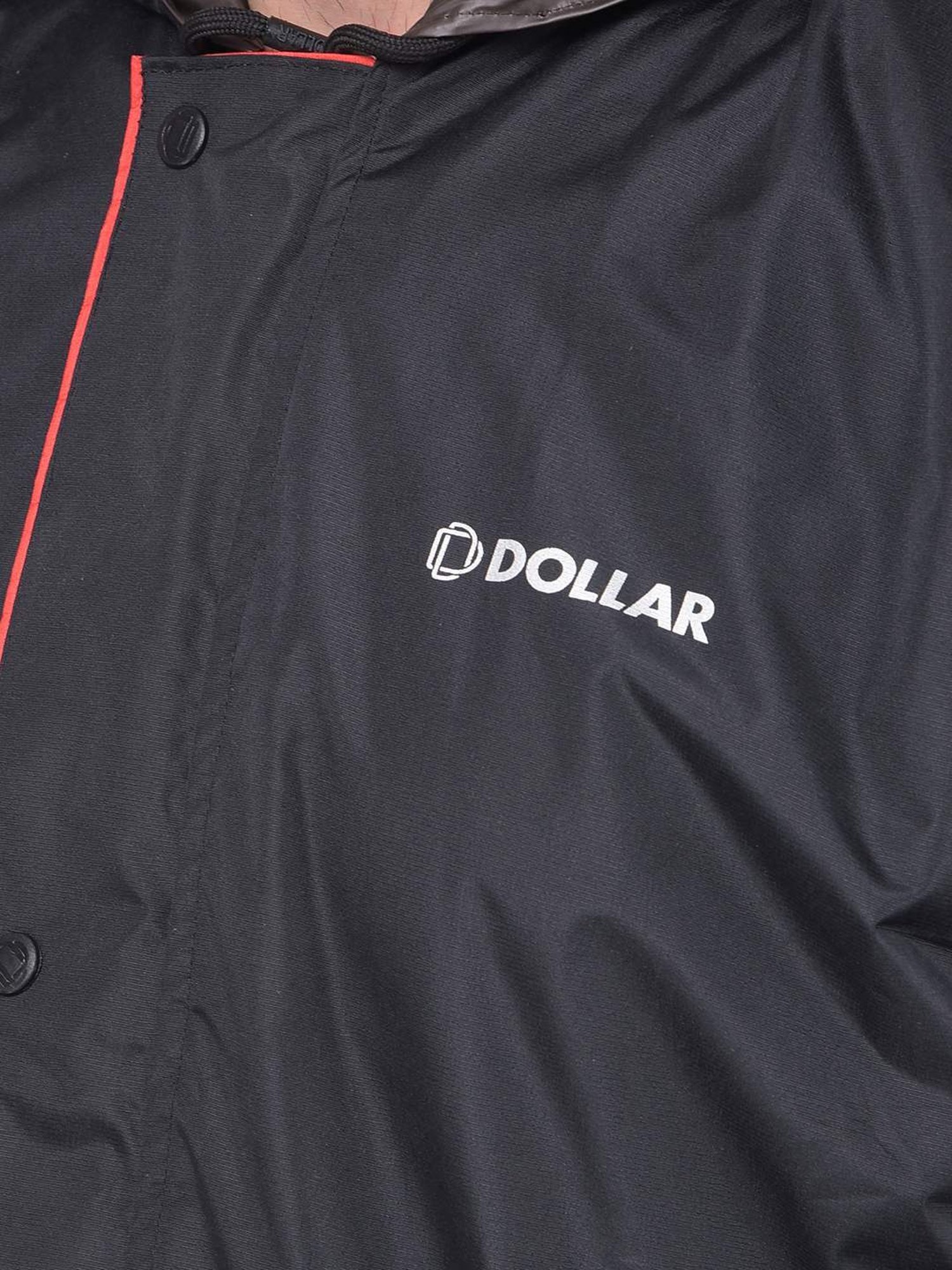 Wildcraft Red & Maroon Regular Fit Colour Block Rainwear Jacket