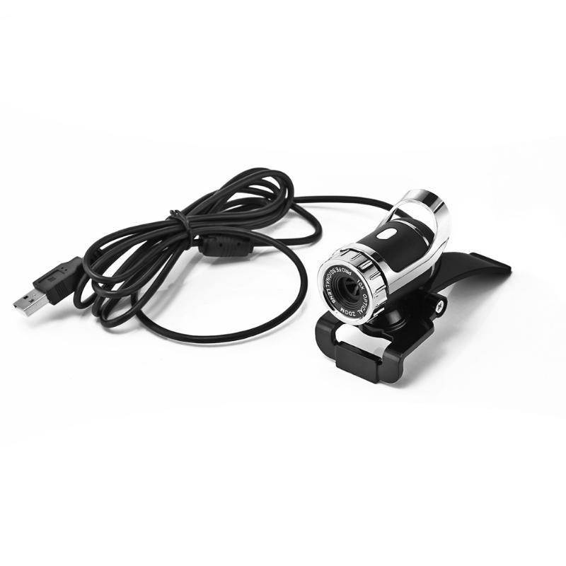 Computer Office Webcam USB 2.0 12 Megapixel High Definition Camera Web Cam 360 Degree MIC Clip-on For Skype notebook laptops