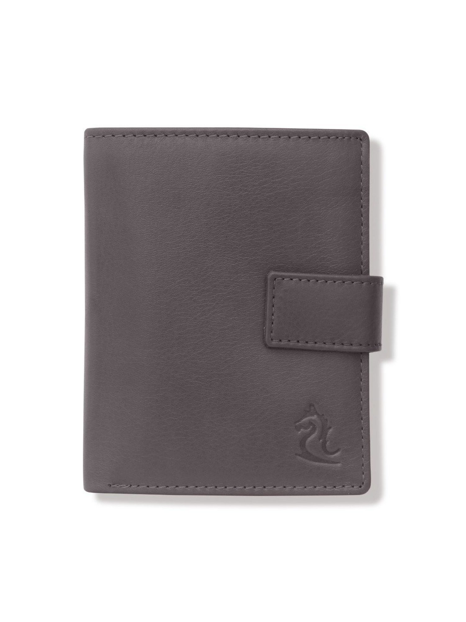 Kara Brown Leather Bi-Fold Wallet for Men