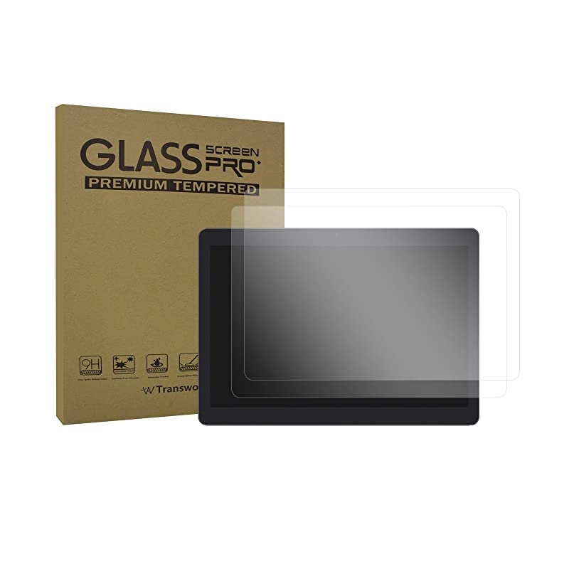 2-Pack Tempered Glass Screen Protector Compatible with Yuntab K107/K17, BENEVE 10.1, Dragon Touch K10 10.1, YELLYOUTH/BEISTA 10.1, Winsing/Lectrus 10, GIMTVTION PT107, Plum Optimax 10