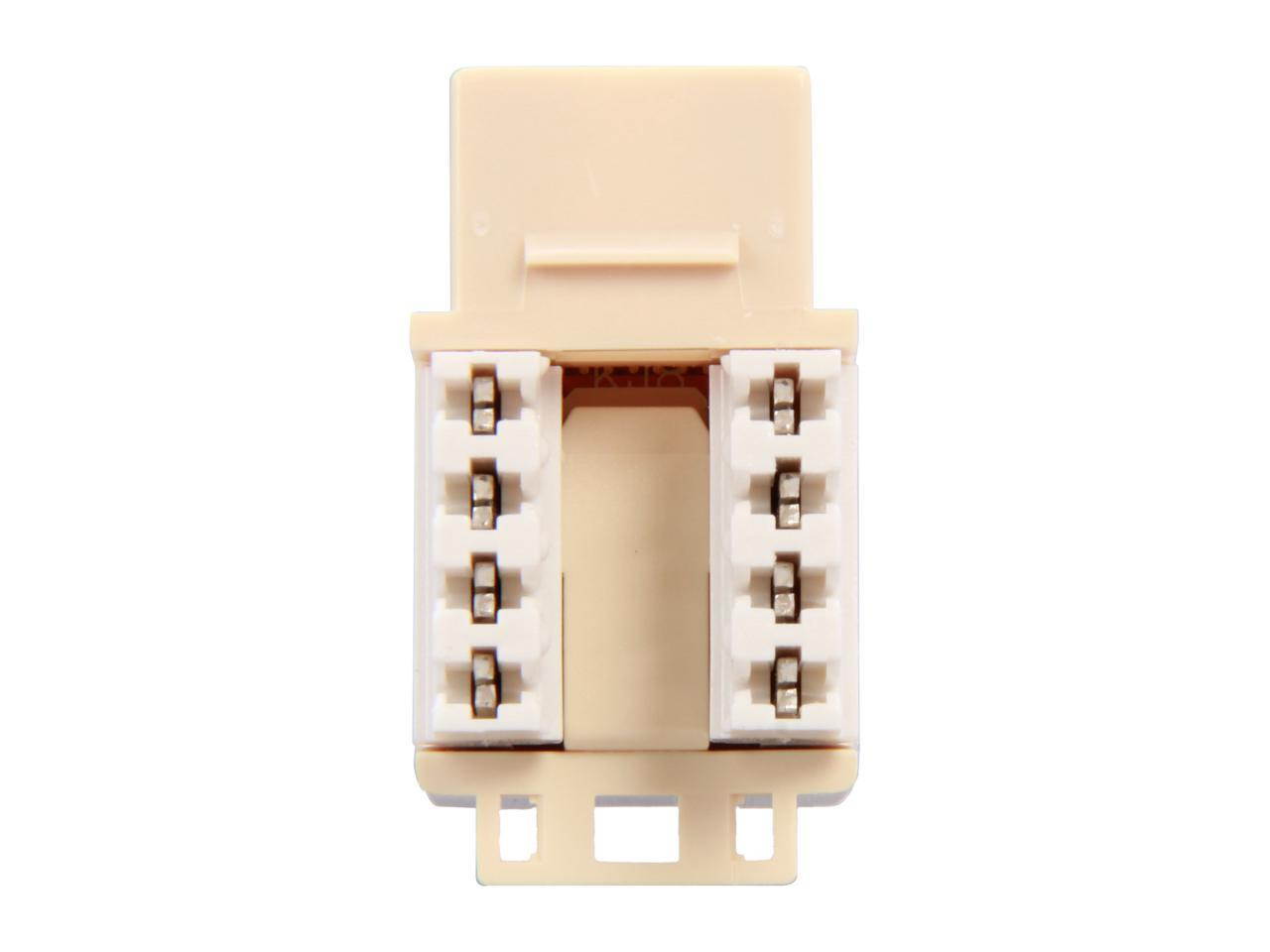 SA RJ45PD-I Cat. 6 Punch Down Keystone Jack - Ivory