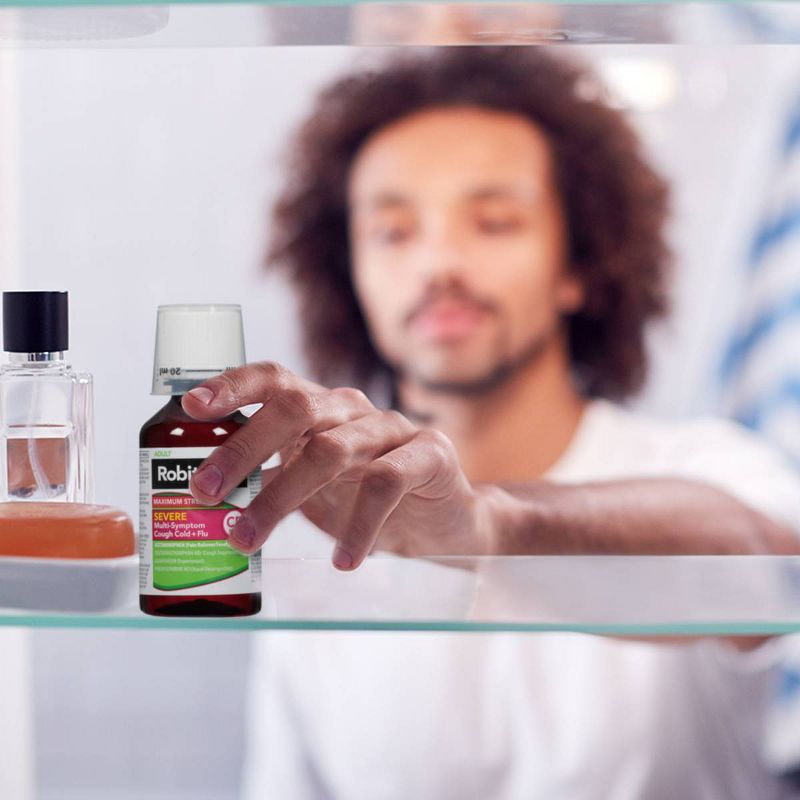 Robitussin Maximum Strength Multi-Symptom Cold Relief Liquid - Dextromethorphan - 8 fl oz