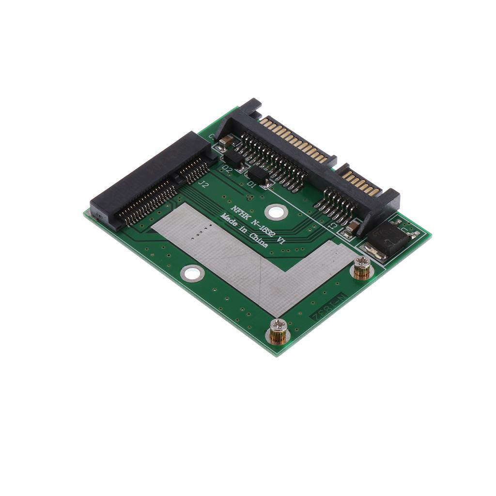 Dovewill Mini PCI-E mSATA SSD to 2.5" SATA Adapter Card Converter Module Board