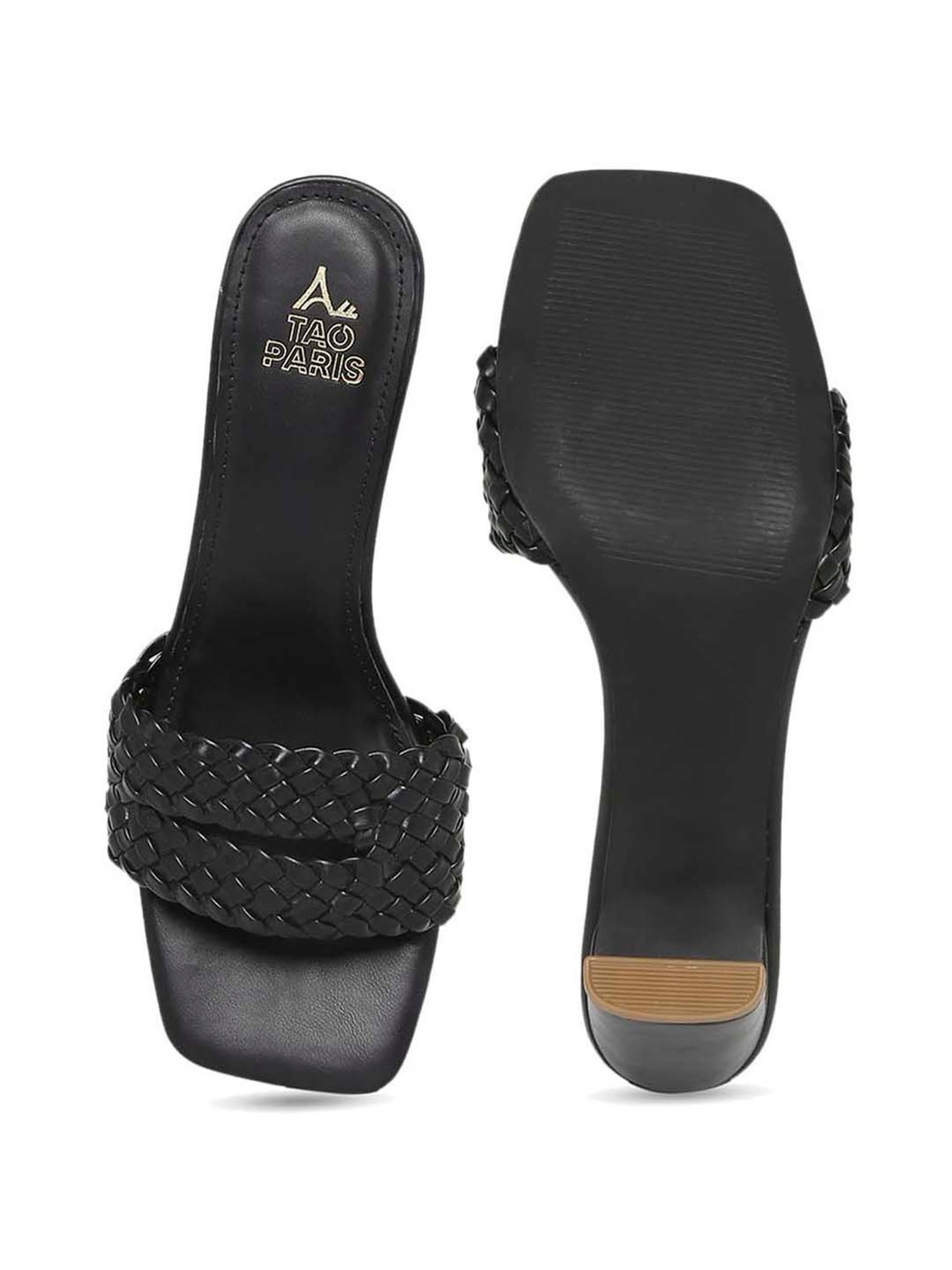 Tao Paris Women's Amal Black Casual Sandals