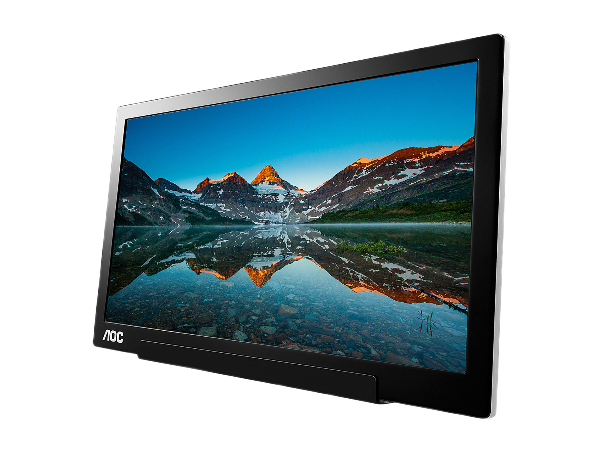 AOC I1601FWUX 15.6" FHD 1080p USB-C Powered Portable, IPS panel, USB Type-C, Tilt, Auto-pivot, Sleek design, 220 cd/m2, 2017 MacBook Pro & XPS compatible
