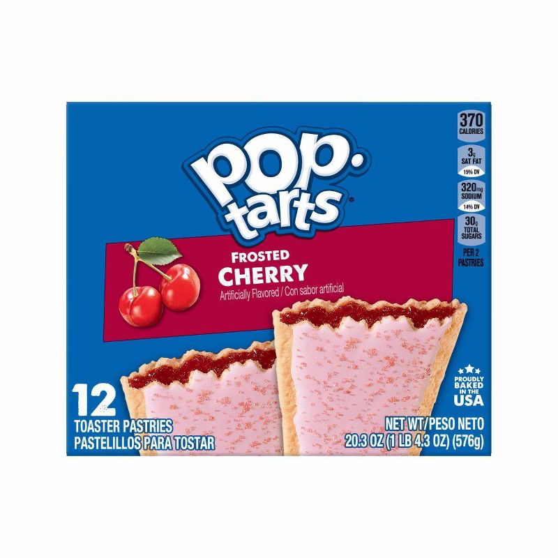 Kellogg's Pop-Tarts Frosted Cherry Pastries - 12ct/20.31oz