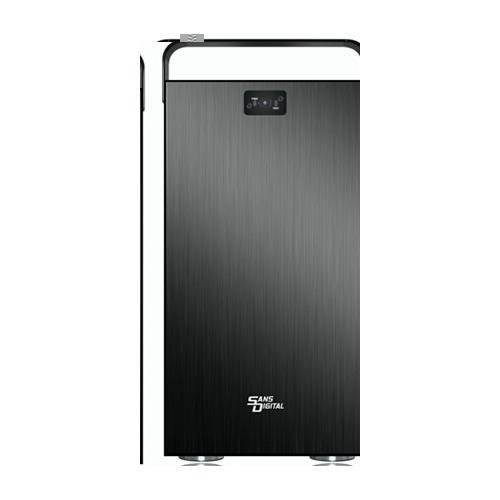 SANS DIGITAL AN8L+B - 64bit 8 Bay iSCSI and Windows/MAC/Linux Files Shared Dual Gigabit NAS Server (Black)