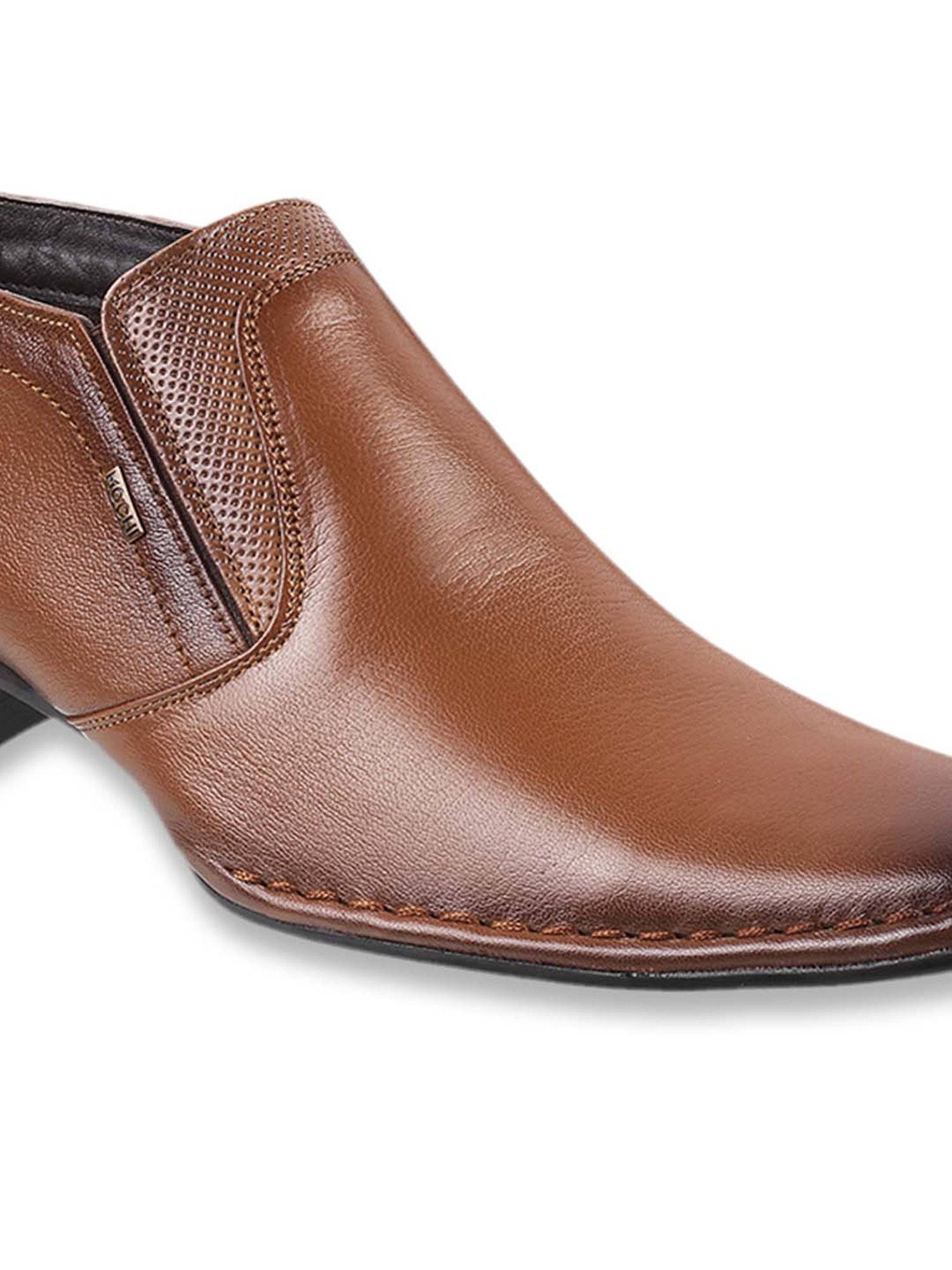 Mochi Men's Tan Formal Boots