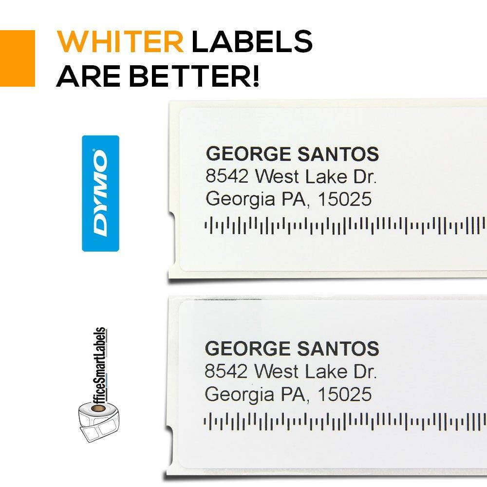 Dymo Compatible 30321-1-2/5" x 3-1/2" White Large Address Labels (50 Rolls - 260 Labels Per Roll)