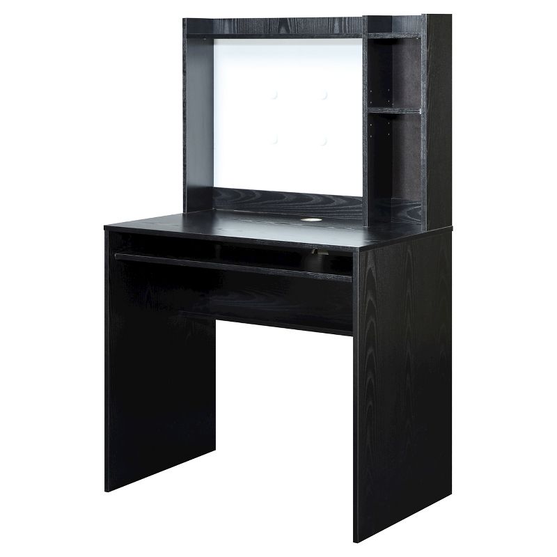 Student Desk with Magnetic Bulletin Board Black - Breighton Home
