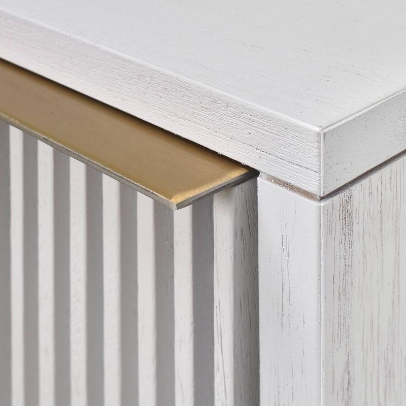 Avant 2 Drawer Nightstand White - Hopper Studio